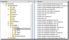 Dependencies Folder example.