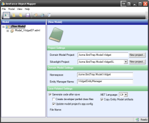 New Devforce Project Settings