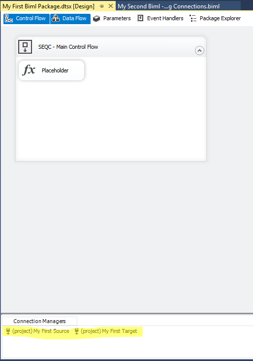 Generated Package - After Adding Connections